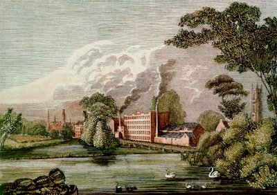 Mulino della Seta di Sir Thomas Lombe, Derby, XVIII secolo da Unbekannt Unbekannt